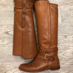 Coach over the knee boots